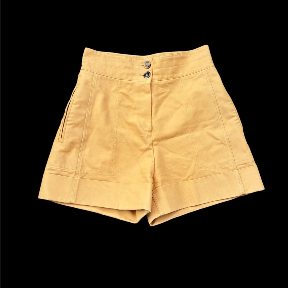Twinset Milano Womens High Waist Chino High Quality Shorts 26" Italy Casual